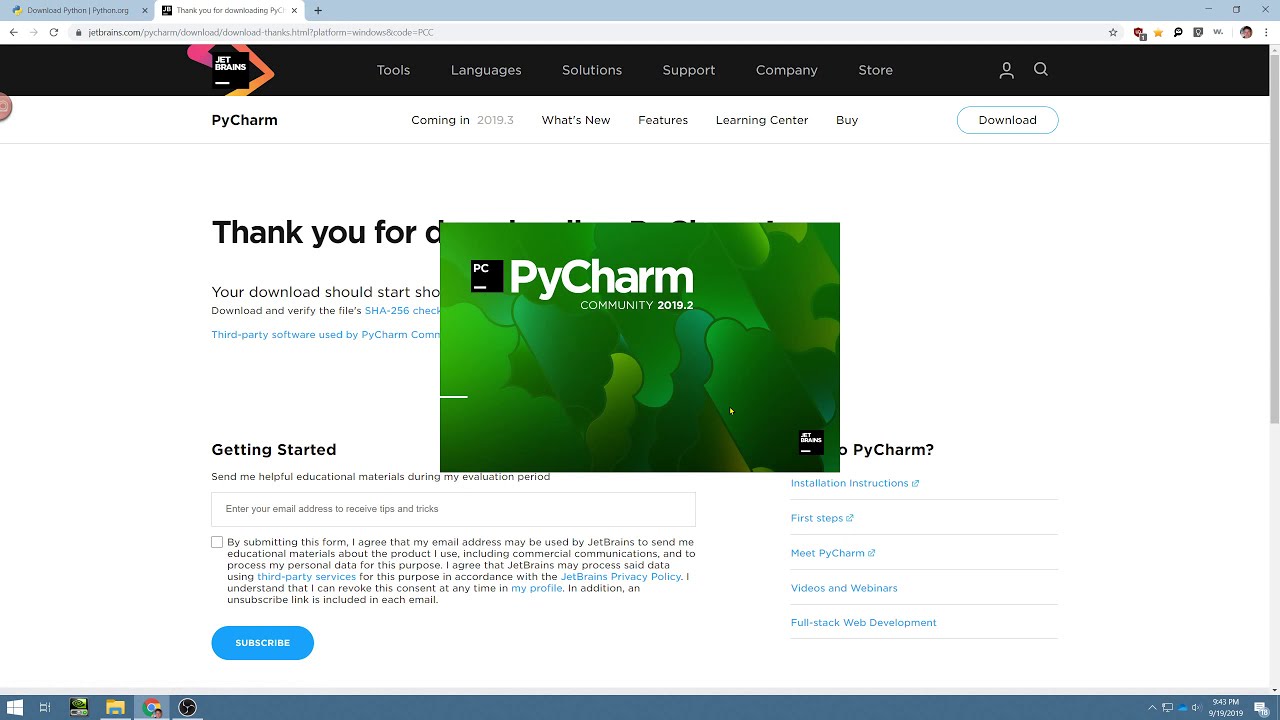 pycharm install