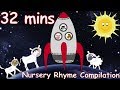 Zoom Zoom Zoom We&#39;re Going To The Moon and lots more Nursery Rhymes! 32 minutes!