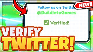 How To *VERIFY TWITTER ACCOUNT* In Roblox Pet Simulator X To Get TWITTER  REWARDS! 