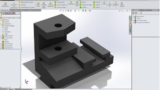 Soporte de posicion en Solidworks 2014 Nivel medio