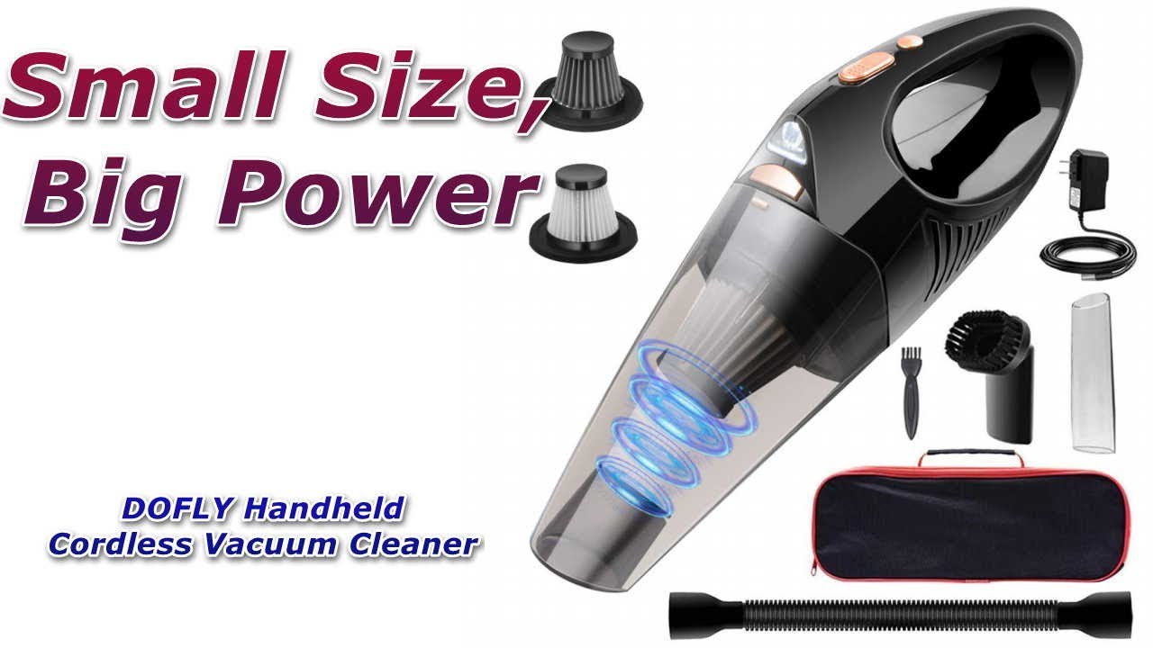 DOFLY Rechargeable Vacuum Cleaner Cordless, Upgraded 11000PA Super