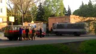 Ukrainian forces at Artemivsk Army Facility - 24.04.14