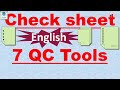 Checksheet i 7qc tools i checksheet explained  quality excellence hub