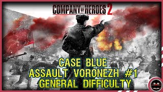 Company of Heroes 2 - Case Blue Co-op Assault on Voronezh - #1 - General Difficulty (4K)