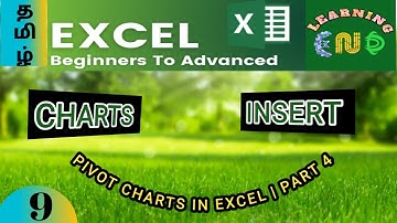 Pivot chart in excel | Excel in Tamil | Learning End | #excel #exceltutorial