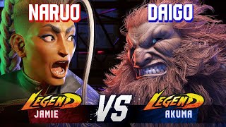 SF6 ▰ NARUO (Jamie) vs DAIGO (Akuma) ▰ High Level Gameplay