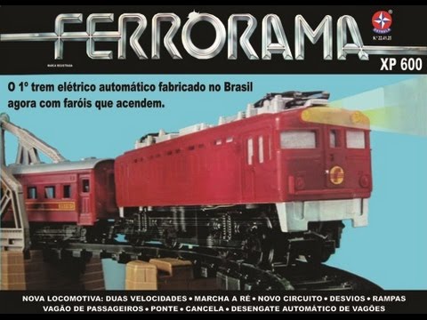 Brinquedo - Ferrorama - O Primeiro trem elétrico automá