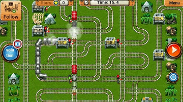 Rail Maze 2 Zigzag Track Gameplay - Train Puzzle Game - Android Gameplay #2178