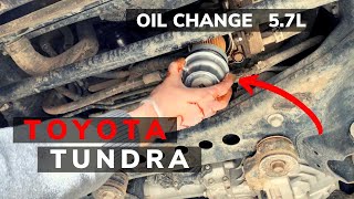 Toyota Tundra, Sequoia Oil Change 5.7L V8