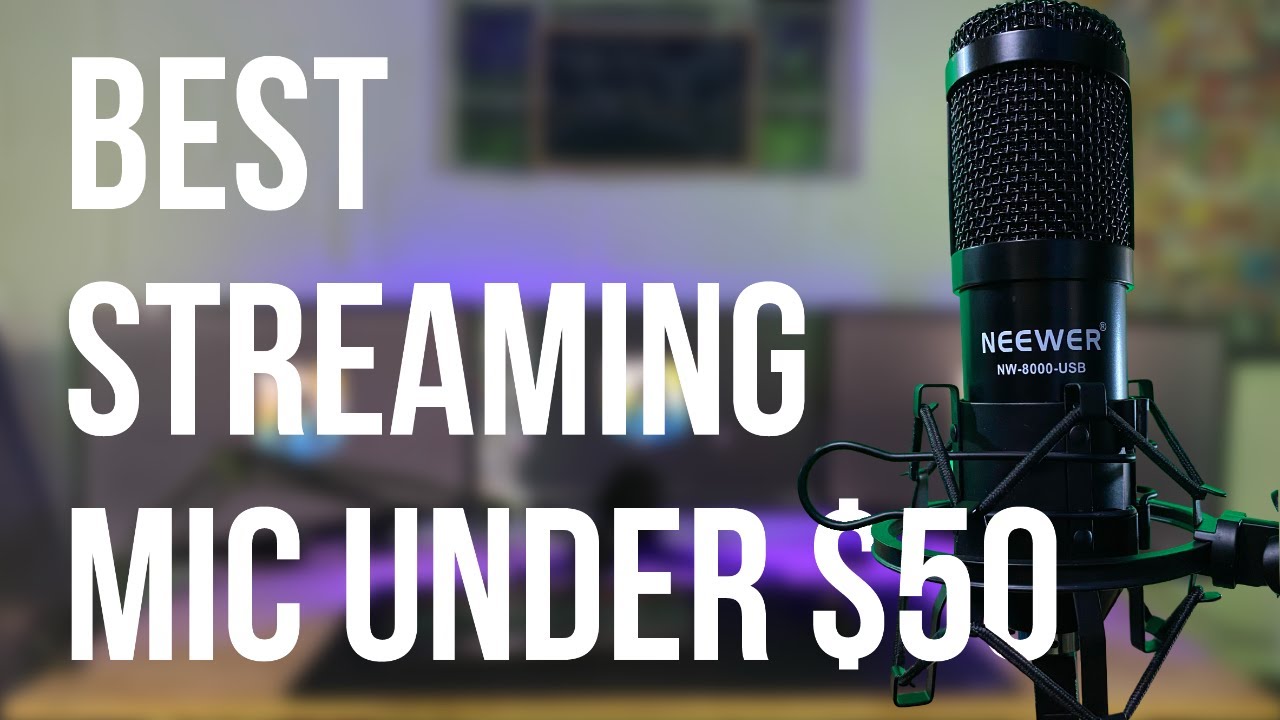 Neewer NW-8000-USB Streaming Microphone Review/Testing - YouTube