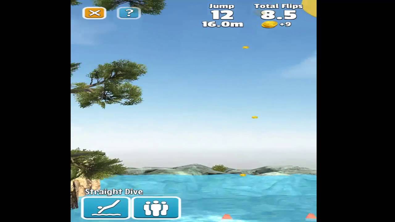 Flip Diving 19 Jumps in a row Round 7 YouTube