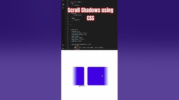Scroll Shadows Effect with CSS Scroll Driven Animations! #css @SPLearnCSS