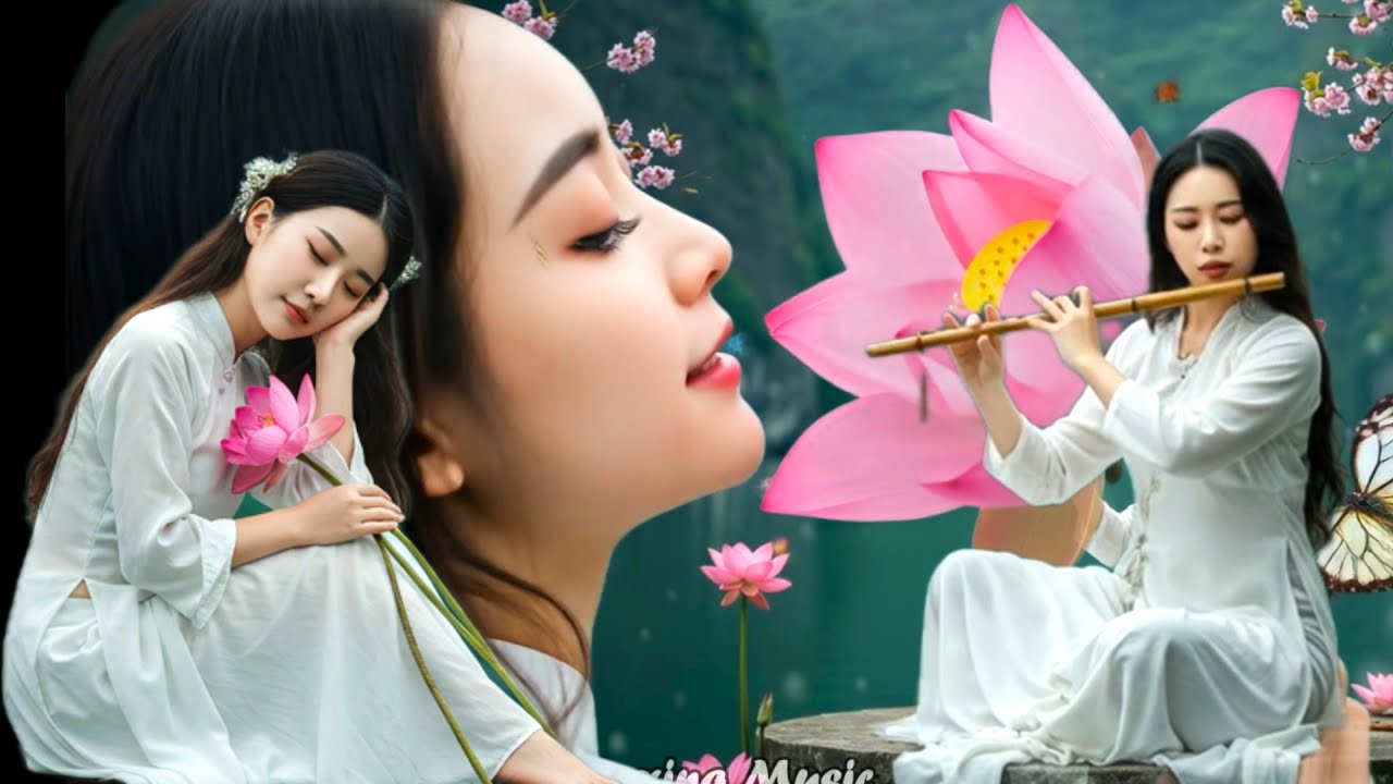 Chinese Relaxing Music for Stress Relief 🌿 | Bamboo Flute & Lotus ...