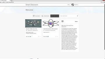 Smart Classroom - student tutorial