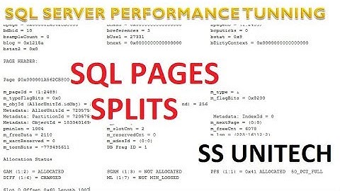 what is sql page split | sql server page split | Sql server performance tuning Part 9