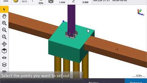 Trimble Access  Stake Points and Lines from IFC Models