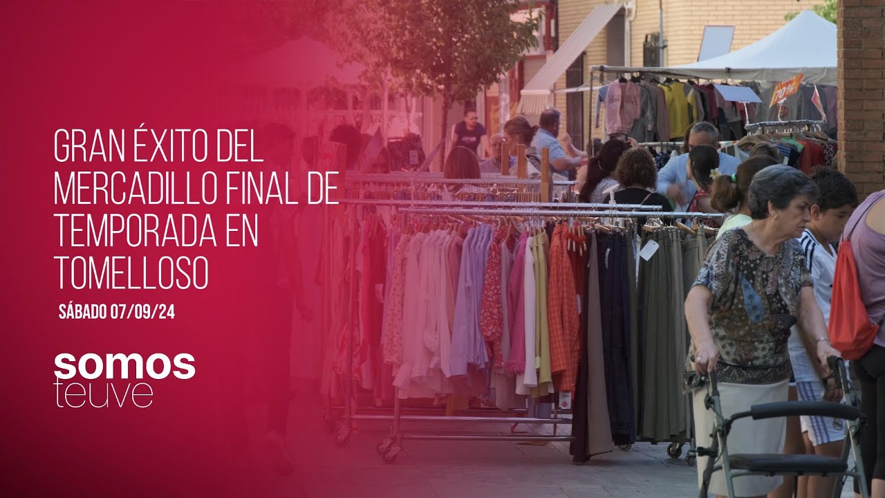 Gran éxito del mercadillo final de temporada en Tomelloso