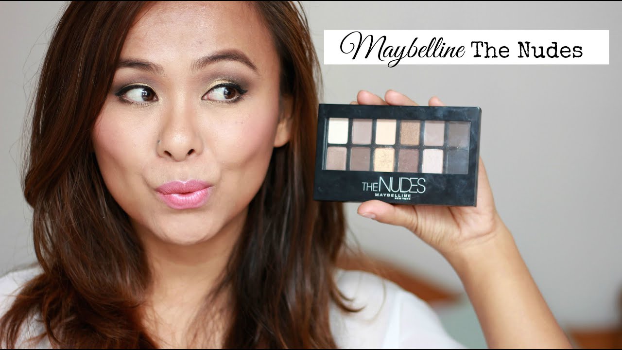 Maybelline The Nudes Palette Review+Tutorial