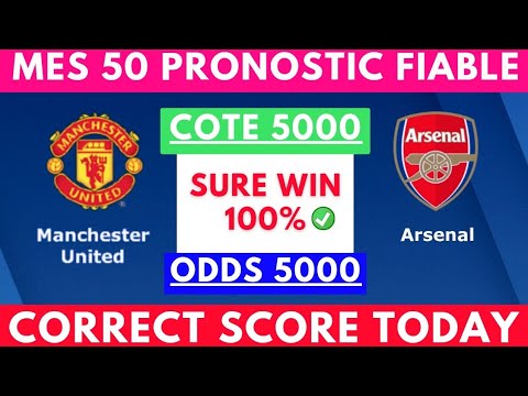 PRONOSTIC FOOT:MES PRONOSTIC FOOTBALL AUJOURDHUI (football prediction ) CORRECT SCORE