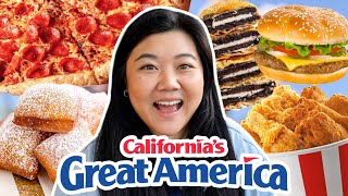 What to Eat at CALIFORNIA'S GREAT AMERICA! 🎢 Food Tour, Taste Test & Review 2023