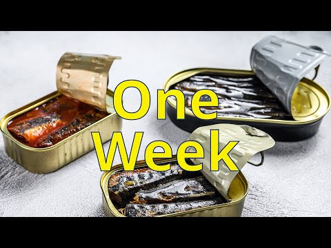 One week of SARDINES ... How did that turn out?
