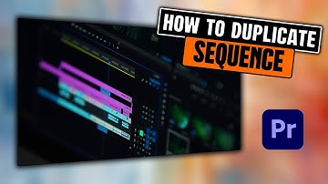 How to duplicate a sequence in Premiere Pro 2025.