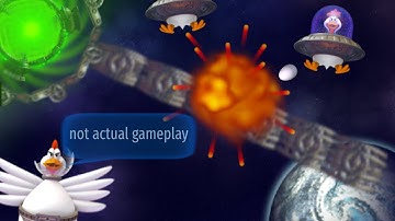 Chicken Invaders Universe v152.1 - Max Difficulty Unprepared Moron Railgun Missions #20 (part #1)