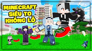 Minecraft nhưng Bạn To Hơn Cả Rồng? Siro Giải Cứu Noob Ruby Và Sammy Tí Hon