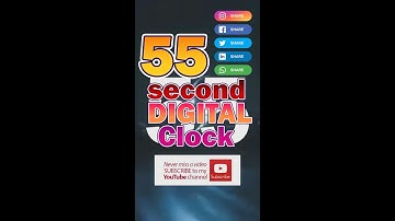 New 55 Second Digital Clock 2