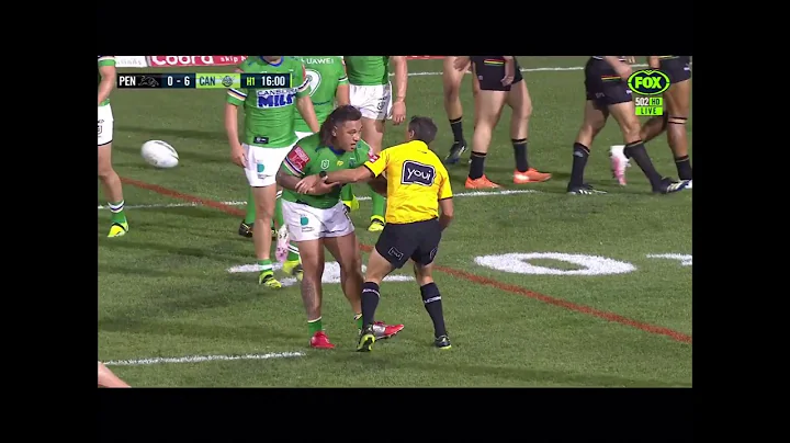 Gerard Sutton falls over!