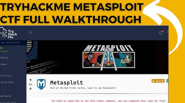 TryHackMe Metasploit CTF Full Walkthrough|TryHackMe- Metasploit (rpmetasploit)|Tryhackme Metasploit