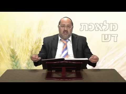 מלאכת דש חלק ה | הלכות שבת | הרב בנימין מועלם