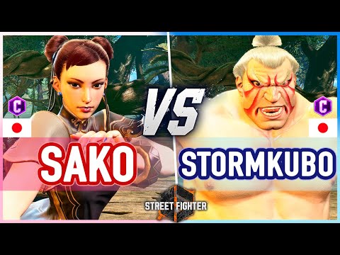 SF6 🔥 Sako (Chun-Li) vs Stormkubo (E.Honda) 🔥 Street Fighter 6