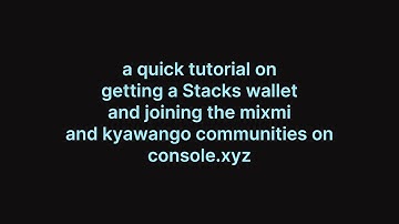 Setup Hiro Wallet + Join Console - Tutorial by Sandy