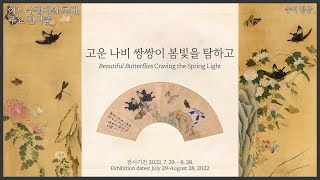 [어느 수집가의 초대] 남계우 《나비》, 이경승 《호접도》