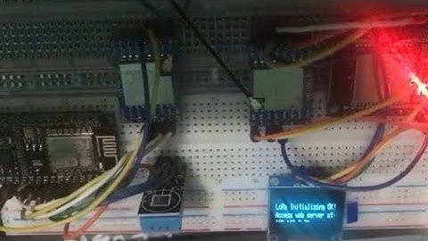 LoRa Web Server Communication Data DHT11 ESP32 & ESP8266 di Halaman Web