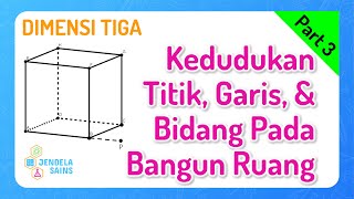 Dimensi Tiga • Part 3: Kedudukan Titik, Garis, dan Bidang Pada Bangun Ruang Dimensi Tiga • Part 3: Kedudukan Titik, Garis, dan Bidang Pada Bangun Ruang