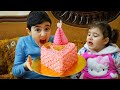 Hasouna Birthday cake ! Happy birthday song  - عيد ميلاد حسونة سيلينا كيكة