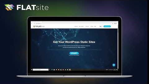 Get unhackable WordPress sites with FLATsite for $1