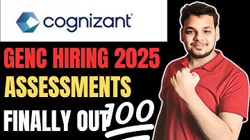 Cognizant GenC Hiring 2025 | Assessment Mails | Cognizant Assessment Update | Exam Pattern Cognizant