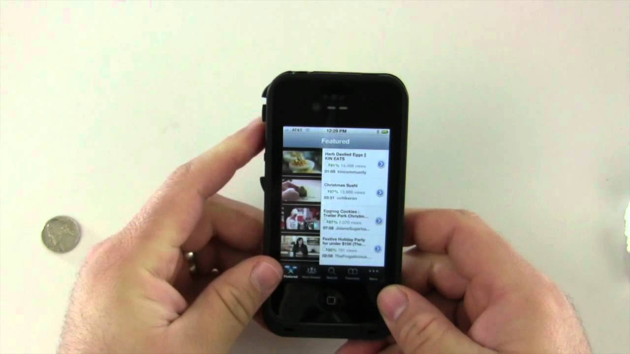 Primitief Forensische geneeskunde Eekhoorn Lifeproof iPhone 4 / 4S Case Review - YouTube