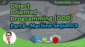 6. PLC Object Oriented Programming OOP of Assembly Line by Codesys simulated in factory IO #tutorial