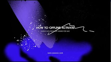 How to Offline Activate EaseUS Data Recovery Wizard for Mac