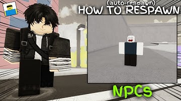HOW TO AUTO-RESPAWN NPCs USING NPC BLOCK | Jujutsu Shenanigans Roblox