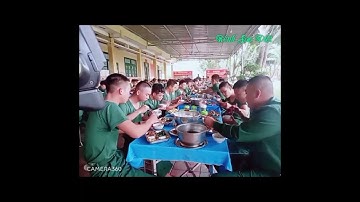Bữa Cơm Đầu Tiên Trong Quân Đội  Của Các Chiến Sĩ Mới Nhập Ngủ Năm 2023