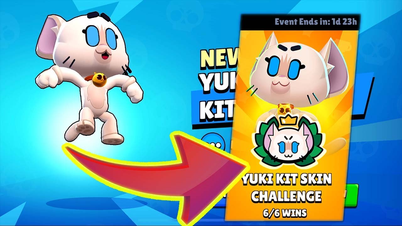 I GOT KIT & FINISHED✅ YUKI KIT CHALLENGE! 🐾👗🔥 BRAWL STARS NEW UPDATE