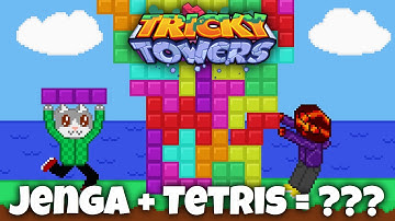 Tetris Blocks + Jenga Towers = CHAOS | Tricky Towers (feat. Peril)