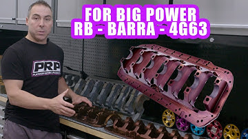 Integrated Main Caps and Brace for RB - Barra - 4G63 and More Soon - Platinum Tech