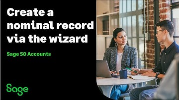 Sage 50 Accounts (UK): Create a nominal record via the wizard option