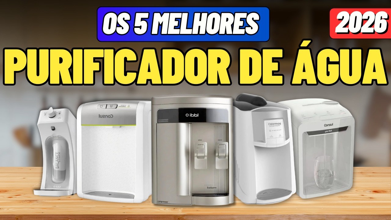 TOP 5 PURIFICADORES DE ÁGUA 2025. Os 5 Melhores Purificadores de Água para Água Gelada